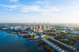 What is the purpose of a diesel generator in a power station?